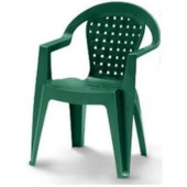 Baštenska stolica Norma  plastična - zelena